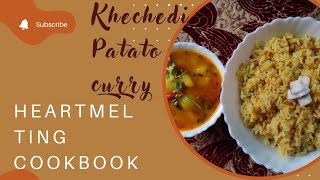 Khechedi (khichdi), kaanika With Patato curry..,.,very tasty combination