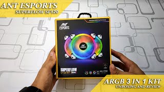 AntESports SF120 KIT : ARGB on a budget!