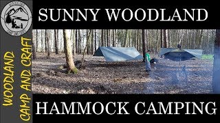 Awesome Spring Woodland Hammock Camping