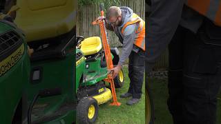 Lifting Tractors with a Hi-Lift Jack - Forest Master FMFJ Farm Jack #automotive #shorts #farmjack