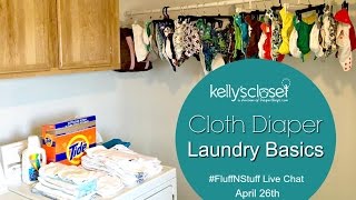 How to wash and prep cloth diapers.