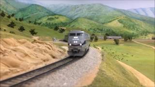 HO Amtrak Coast Starlight - LMMRRC La Mesa Model Railroad Club