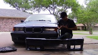 Installing the e36 M3 Bumper