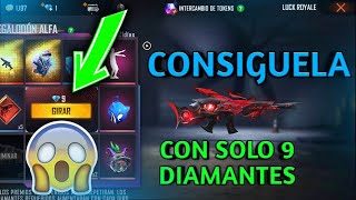 COMO CONSEGUIR LA SCAR MEGALODON ALPHA CON 9 DIAMANTES EN FREE FIRE *FACIL* |KVN FREE