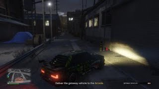 Grand Theft Auto Online using the weight of my car to turn