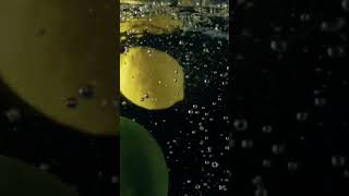 lemon falling in water slow motion |  nature slow motion | #viralshort #slowmotion #slowmo