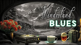 Winter Wonderland Blues🎶 Cozy Fireplace Blues with Smooth Guitar for Relaxation | Slow Blues Vibes.