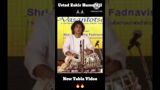 Tabla Meastro Ustad Zakir Hussain New Tabla Video 2024 🔥🔥 #shorts #zakirhussain #tabla #trending