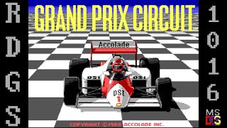 Random DOS Game Show #1016: Grand Prix Circuit (1988)