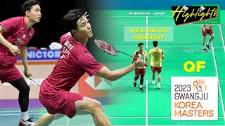 GOH Sze Fei/Nur IZZUDDIN (MAS) vs KANG Min Hyuk/SEO Seung Jae (KOR) | Korea Master 2023