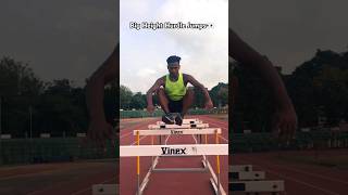 ON BIG HEIGHT HURDLE JUMPS😳#trackandfield#shubh#motivation#jump#shorts#ytshort#trending##army#sports