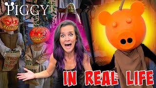 Roblox PIGGY In Real Life V Mom is Trapped by Pumpkin Twins