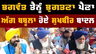 Sukhbir Badal ANGRY On CM Bhagwant Mann | Bolly Fry