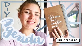 DIY AGENDA - version rapide - Back To School 2021 📚!