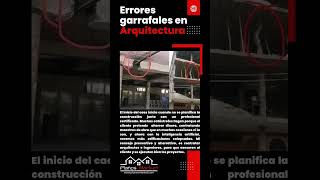 ✅Errores en la construcción que te pueden cobrar la vida #arquitectura