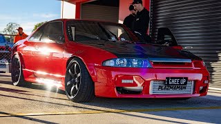 GHEEUP Drifting At Morning Session R33 1200HP+  + 2JZ S15 Build