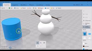 Tutorial 3D Builder pupazzo di neve