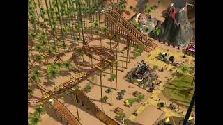 Rollercoaster Tycoon 3-Jungle Flythrough Footage