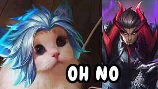 Catboi VS Chad Dragon. What Could Go Wrong? | Harith Mobile Legends Shinmen Takezo