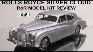 Rolls Royce Silver Cloud 1:24 Scale Minicraft 11225  -Model Kit Build & Review