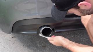 Cleaning Exhaust Tips - P21S Polishing Soap Review