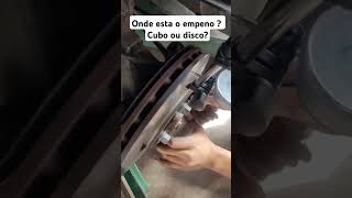 onde está empenado , cubo ou disco de freio ? deixa nos comentários