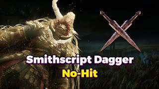 Smithscript dagger | No Hitting Consort Radahn With Every Weapon 42/420 | Elden Ring