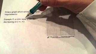 Drawing graphs given requirements example 2