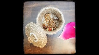 Jute craft ideas! Jewellery organizer box with jute! DIY Handmade Jewellery box