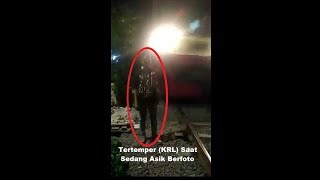 MENGERIKAN!!..Detik-Detik Bocah Ter-Temper KRL Hingga Tewas Ditempat