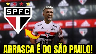 CONTRATAÇÃO BOMBÁSTICA!  ARRASCAETA PRÓXIMO do São Paulo!   notícias do SÃO PAULO FC!