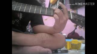 INSTRUMEN GITAR AKUSTIK  DENTING PIANO