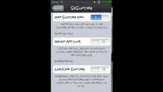 SBSwitcher 1.0.3 Coloca las opciones del SBSettings en tu dock.
