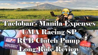 TAC - MNL Travel Expenses | UMA SparkPlug | RCB Clutch Pump | Review | Suzuki Raider 150FI