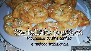 Cartellate pugliesi fatte in casa con monsieur cuisine connect e impasto a mano buonissime!!! 😋