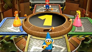 Mario Party 9 Boss Rush - Daisy vs Mario vs Peach vs Kamek| CartoonsMee