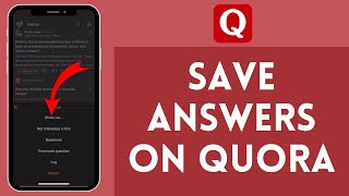 How to Save Answers on Quora 2024?