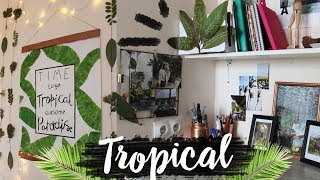 ТРОПИЧЕСКИЙ DIY  Room decor Декор комнаты Alina Gold