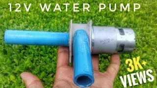 My Homemade 12v water pump/rs 775 motor water pump|#shorts