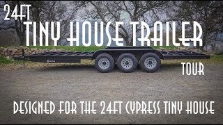 24ft x 84" Tiny House Trailer Tour