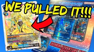 WE PULLED IT! BT16 Beginning Observer Digimon TCG Adventure Box Booster Pack Opening!