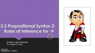 3.2a Propositional Syntax 2: Rules of Inference for Arrow