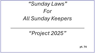 THE LAST GENERATION “All Sunday Keepers” pt.74 Evangelist: Richard Gonzales Jr