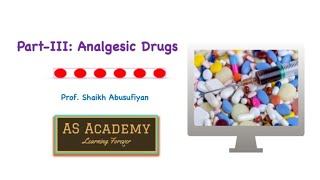 Part-II: Analgesic Drugs | Effect on nociceptive pathway | pharmacology of Morphine