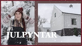 Nu börjar julmyset! SNÖ, julpynt & pyssel 🎅🏻🌲❄️