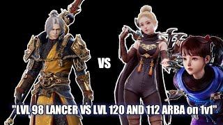 LVL98 LANCER vs LVL120 ARBALIST / LVL112 ARBALIST #mir4