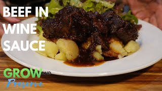 Beef in Wine Sauce: Restaurant Quality Home Canning Recipe