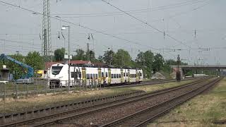 2023 - DE - DB Regio 463 EMU "Mireo" approaching Graben-Neudorf station