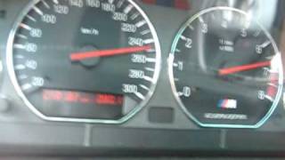 BMW z3m coupe 140-290 km/h highway run