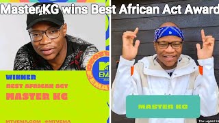 This Is What Master KG has to Say to His Fans After Winning Best African Act Award🔥🔥